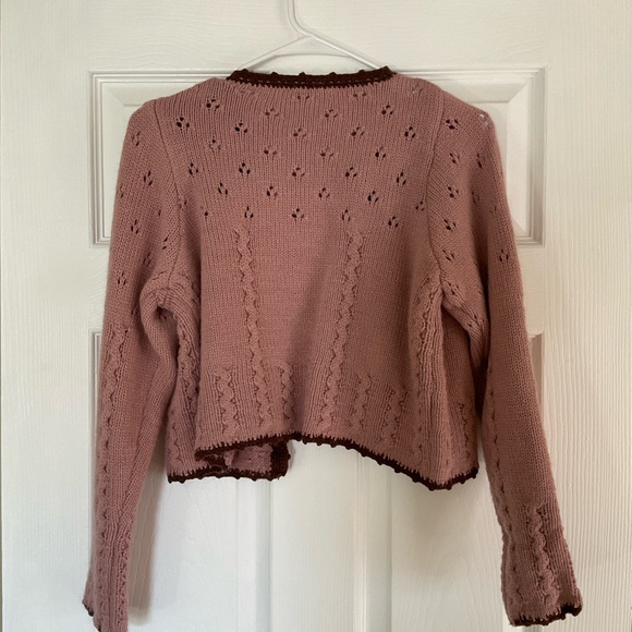 LaceMade Floral Knitted Cardigan - Picture 9 of 9